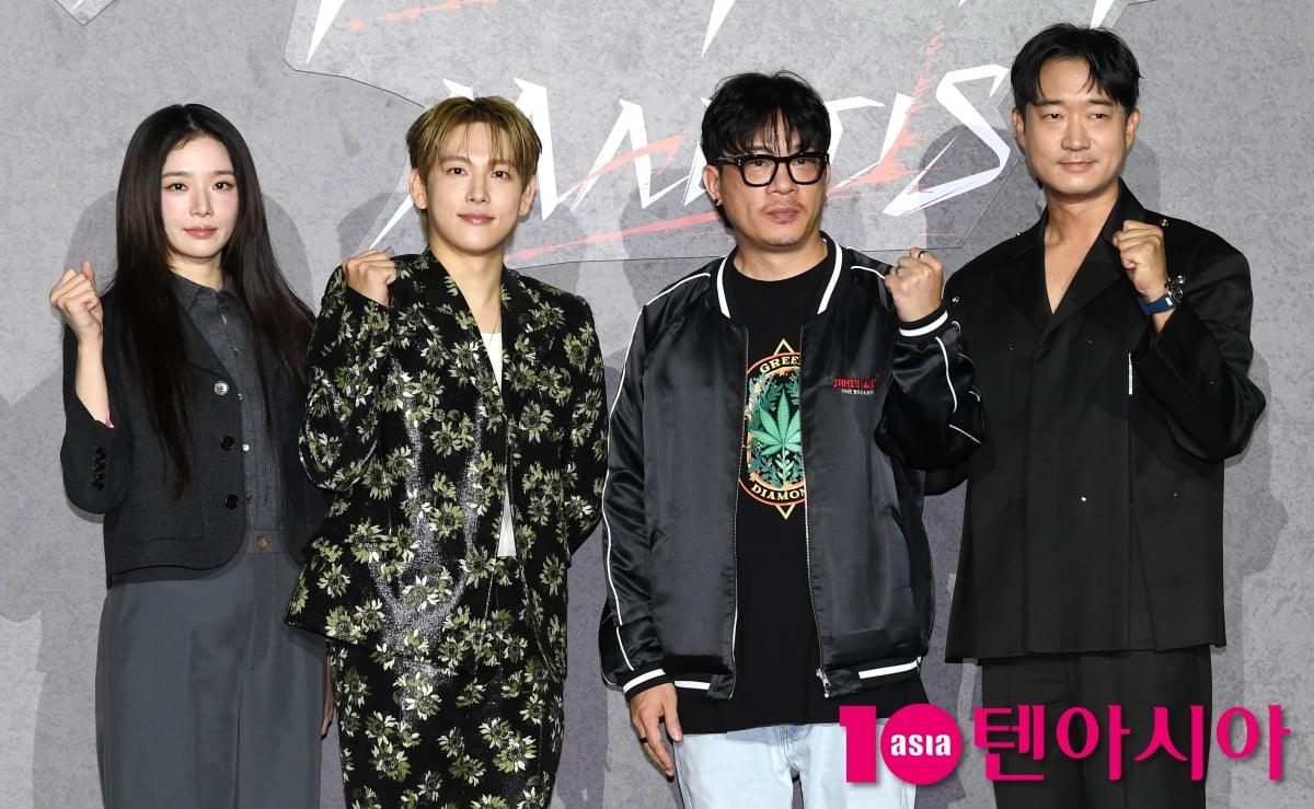 임시완-박규영-조우진-이태성 감독, '사마귀' 파이팅![TEN포토]