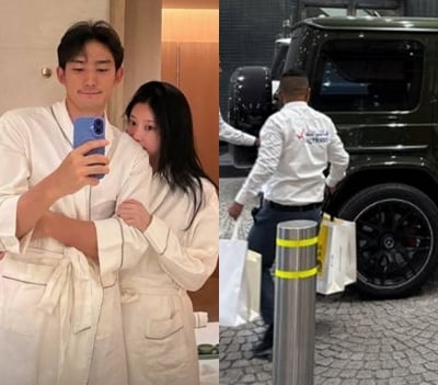 '연봉 20억♥' 소연, 두바이서 돈을 얼마나 쓰면…쇼핑 후 직원들이 짐 실어