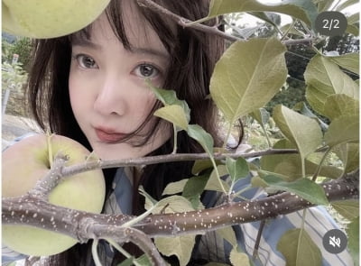 구혜선, 사과밭 그 소녀…파자마 입고 거리 활보