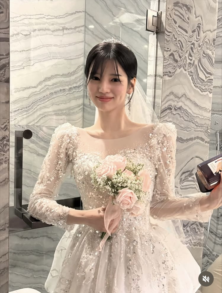‘유병재♥’ 이유정, 벌써 웨딩 촬영…순백의 아리따운 신부