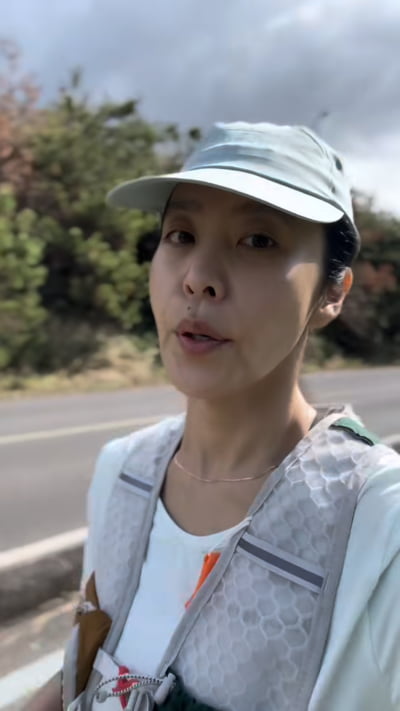 ‘14년 만에 파경’ 박지윤, 호흡 가다듬기…전문 러너도 놀랄 표정