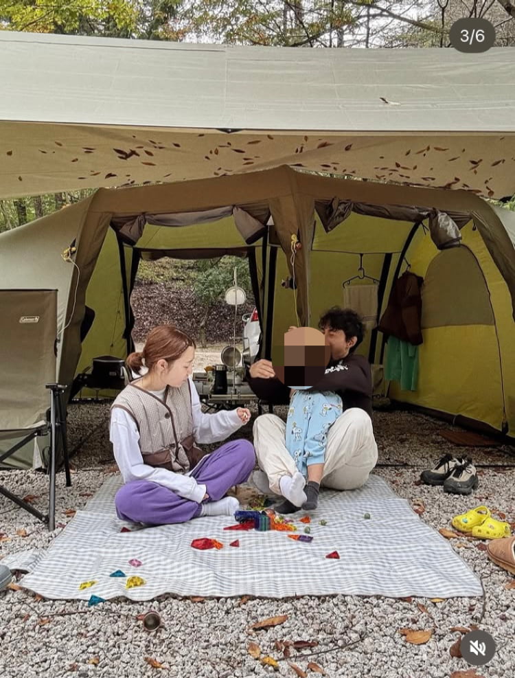신다은, 세수도 못하고 ♥임성빈과 캠핑…꼬질꼬질해도 여배우 아우라