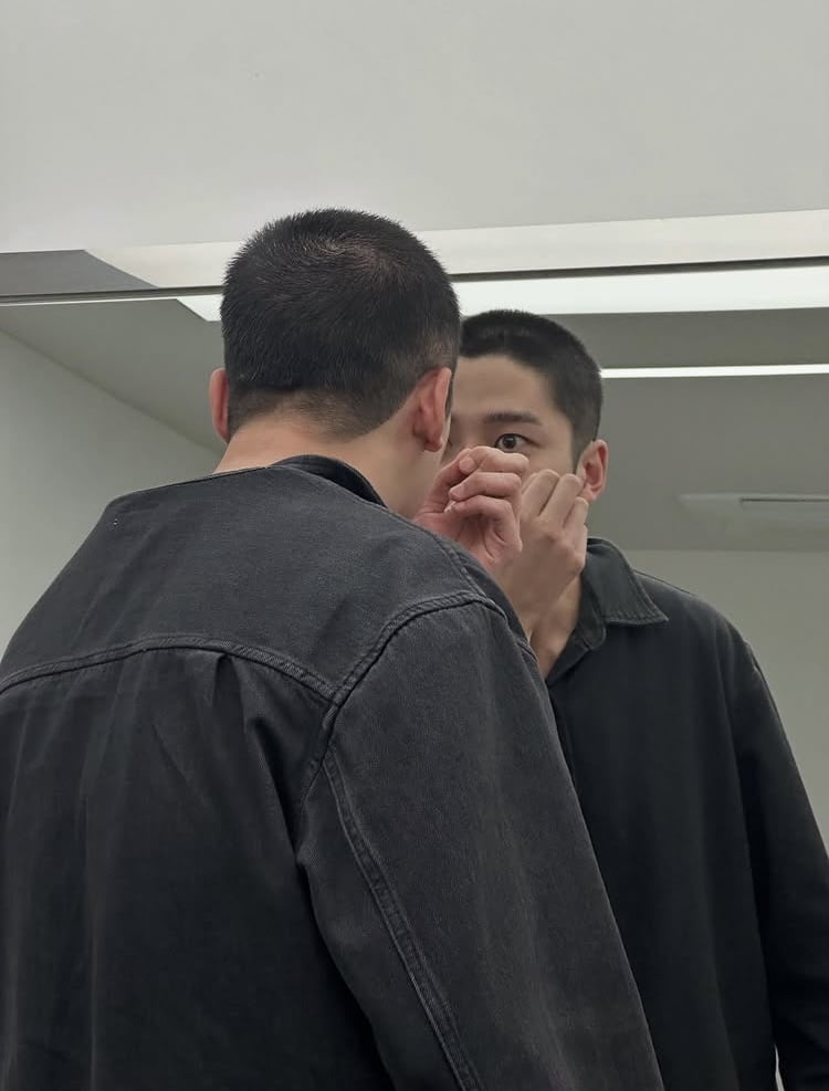 로운, 입대 D-2…빡빡 민 밤톨머리 “시원합니다”