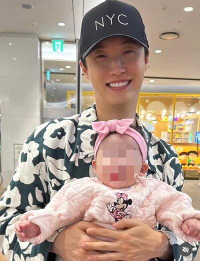 ‘이용식 사위’ 원혁, 딸과 붕어빵…눈 커져서 다행이라고