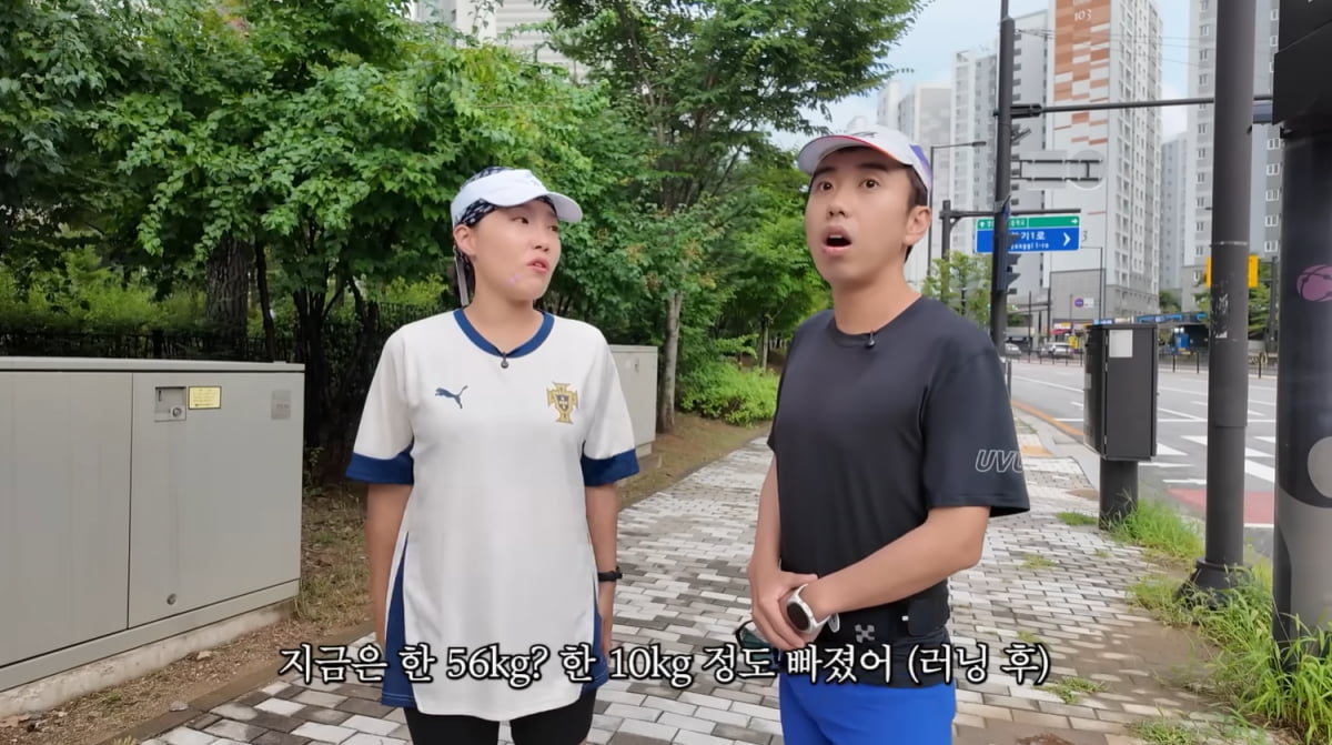 [종합] 이은지, 러닝으로 10kg 감량 성공했다…"현재 56kg, 많이 안 먹게 돼"('은지랑')