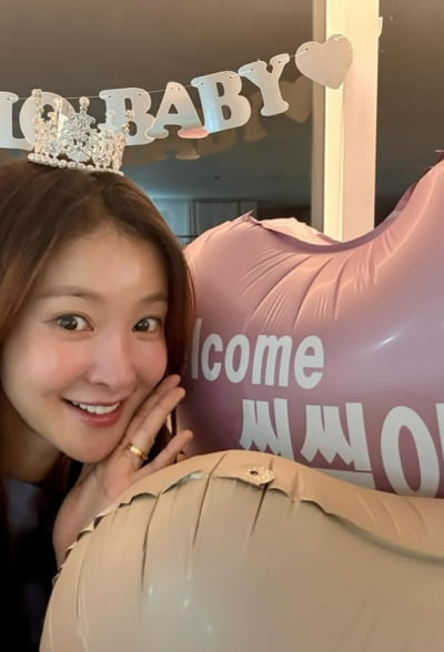 '파경' 이시영, 출산 임박…태명은 '씩씩이', 열 남편 안 부러운 서프라이즈