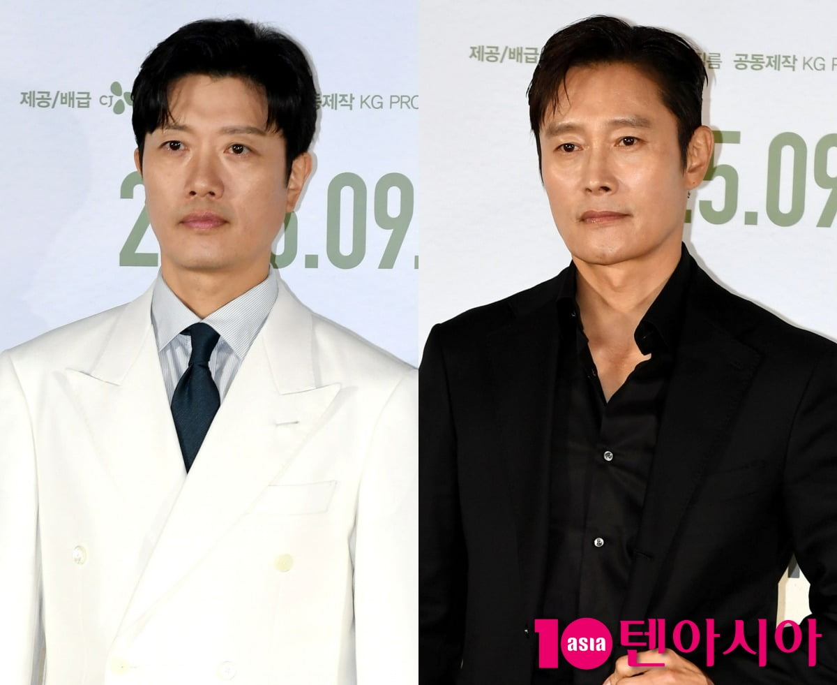 배우 박희순, 이병헌. / 사진=텐아시아DB