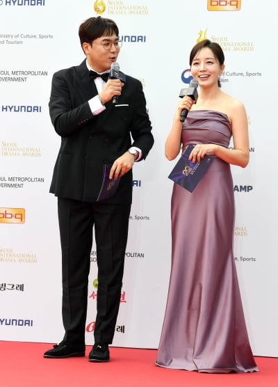 배-장선영, 서울드라마어워즈 레드카펫 2MC[TEN포토+]