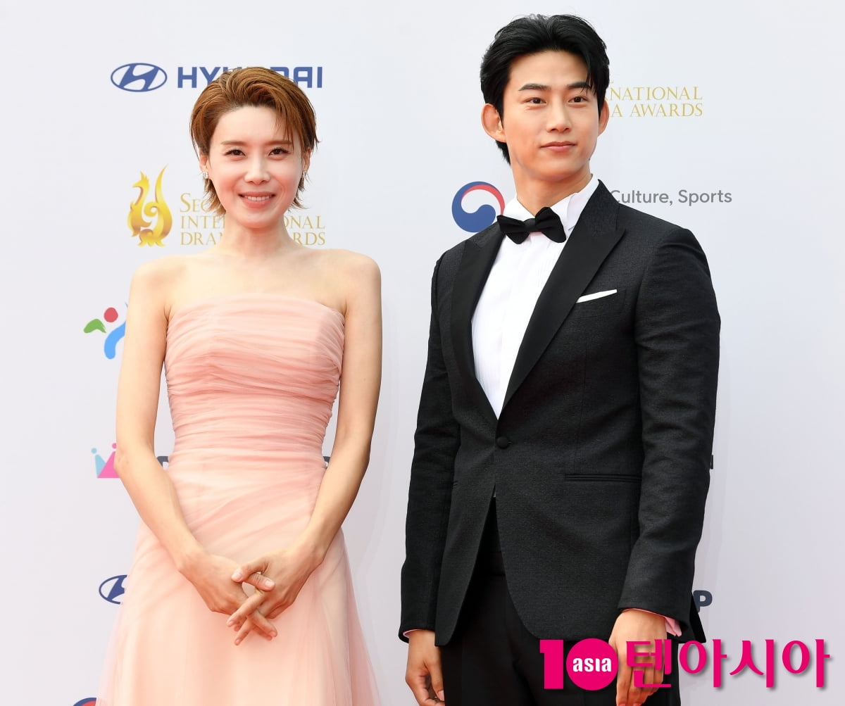 장도연-옥택연, 서울드라마어워즈 시상식 선남선녀[TEN포토+]