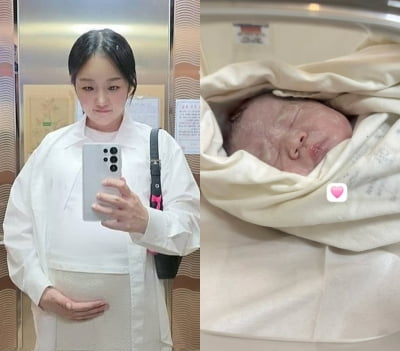 아들 잃었던 박보미, 건강한 딸 출산