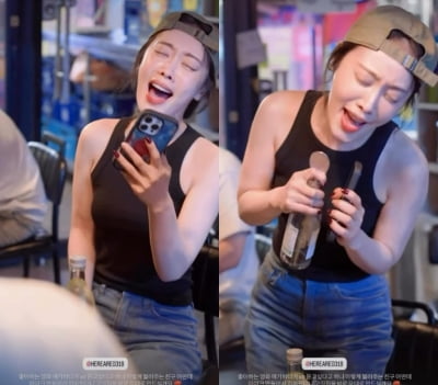 '학폭 의혹 종결' 김히어라, OST 듣고 싶다는 지인 말에 '고깃집' 즉석 라이브