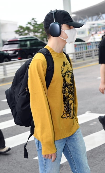 세븐틴 버논, 마스크로 가려도 가릴수 없는 콧대[TEN포토]