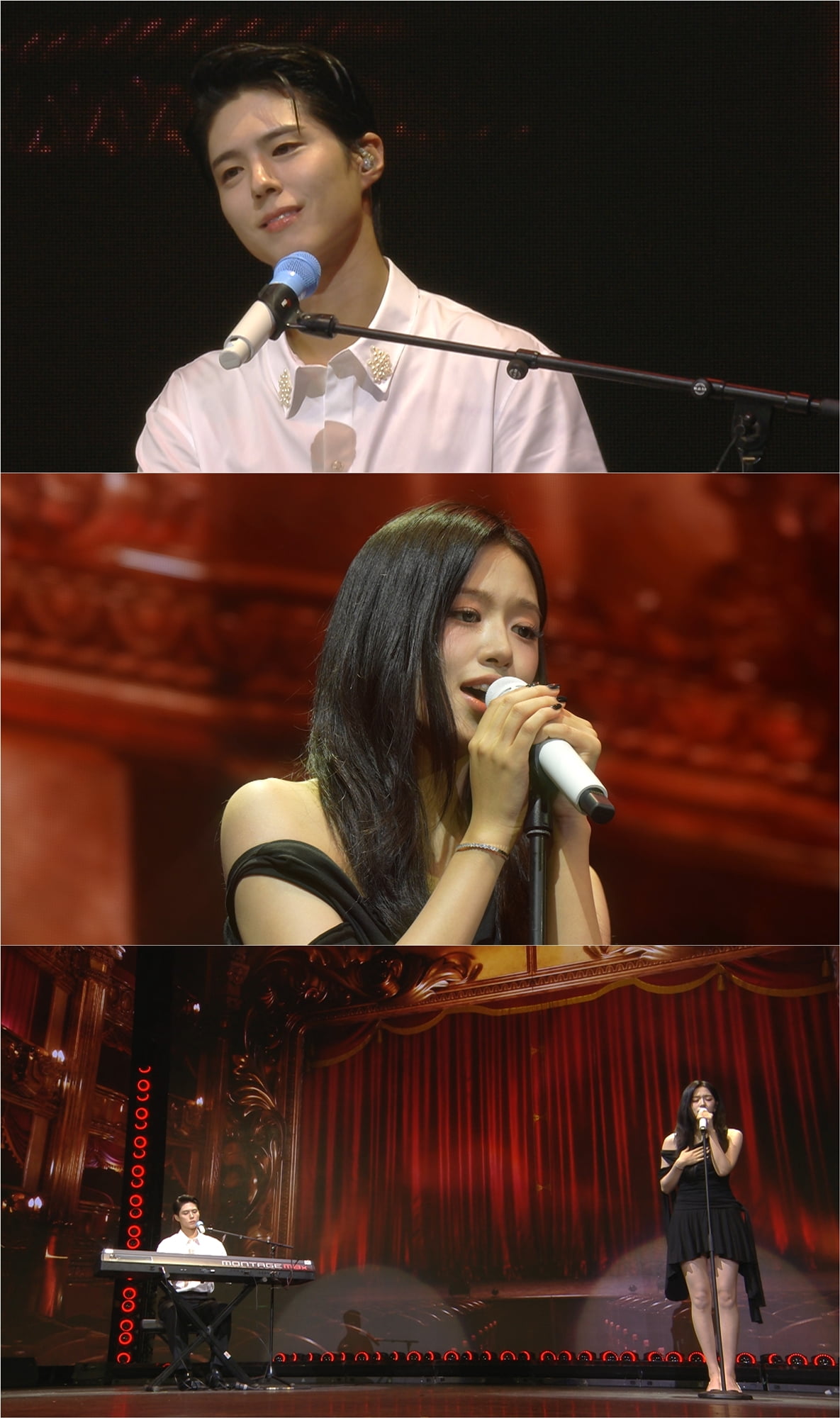 박보검, 10살 연하 女가수와 입 맞췄다…"함께 할 수 있어 감사해" ('뮤직뱅크')
