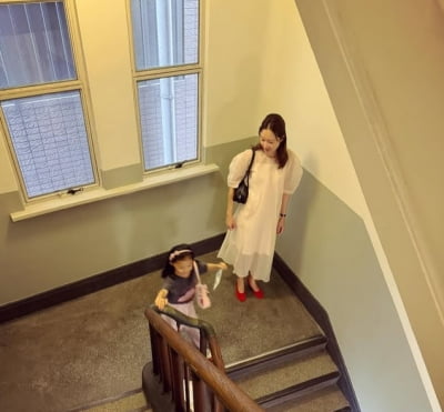 '케빈오♥' 공효진, 학부모 참관 수업 있었나…천진난만 미니미에 '흐뭇'