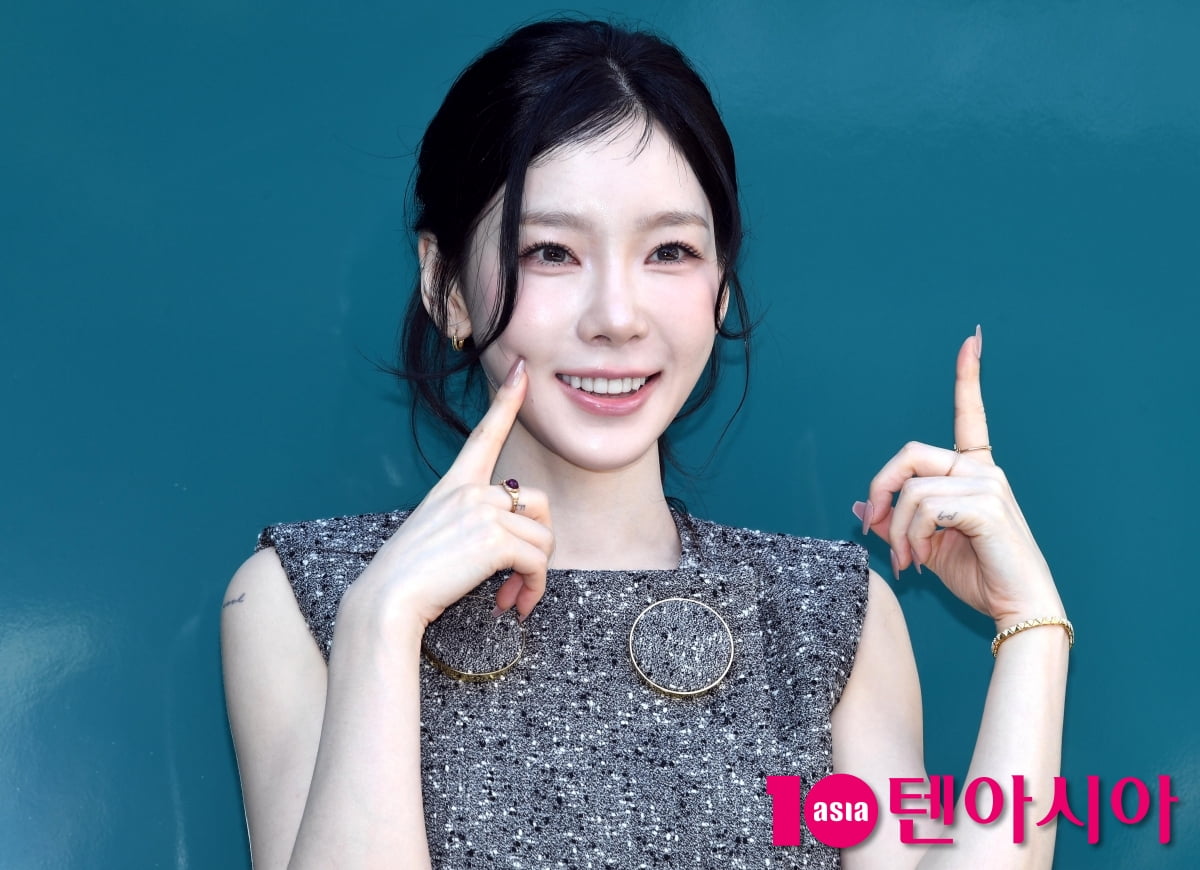 태연, 청순미 뿌리는 미소...꽃내음 가득한 매력[TEN포토+]