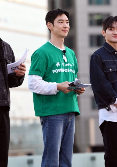 이제훈, 기후 취약계층을 위해 따뜻한 마음[TEN포토]