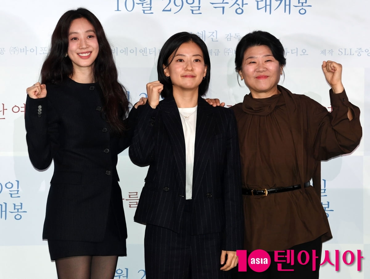 고혜진 감독-정려원-이정은, 스릴러 '하얀 차를 탄 여자' 파이팅![TEN포토]