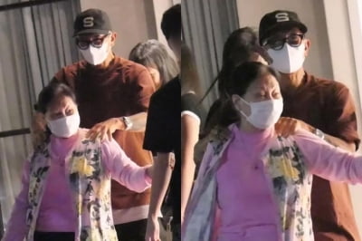 12kg 빠진 구준엽, 故 서희원 모친 어깨 주무르며 사위 노릇 '먹먹'
