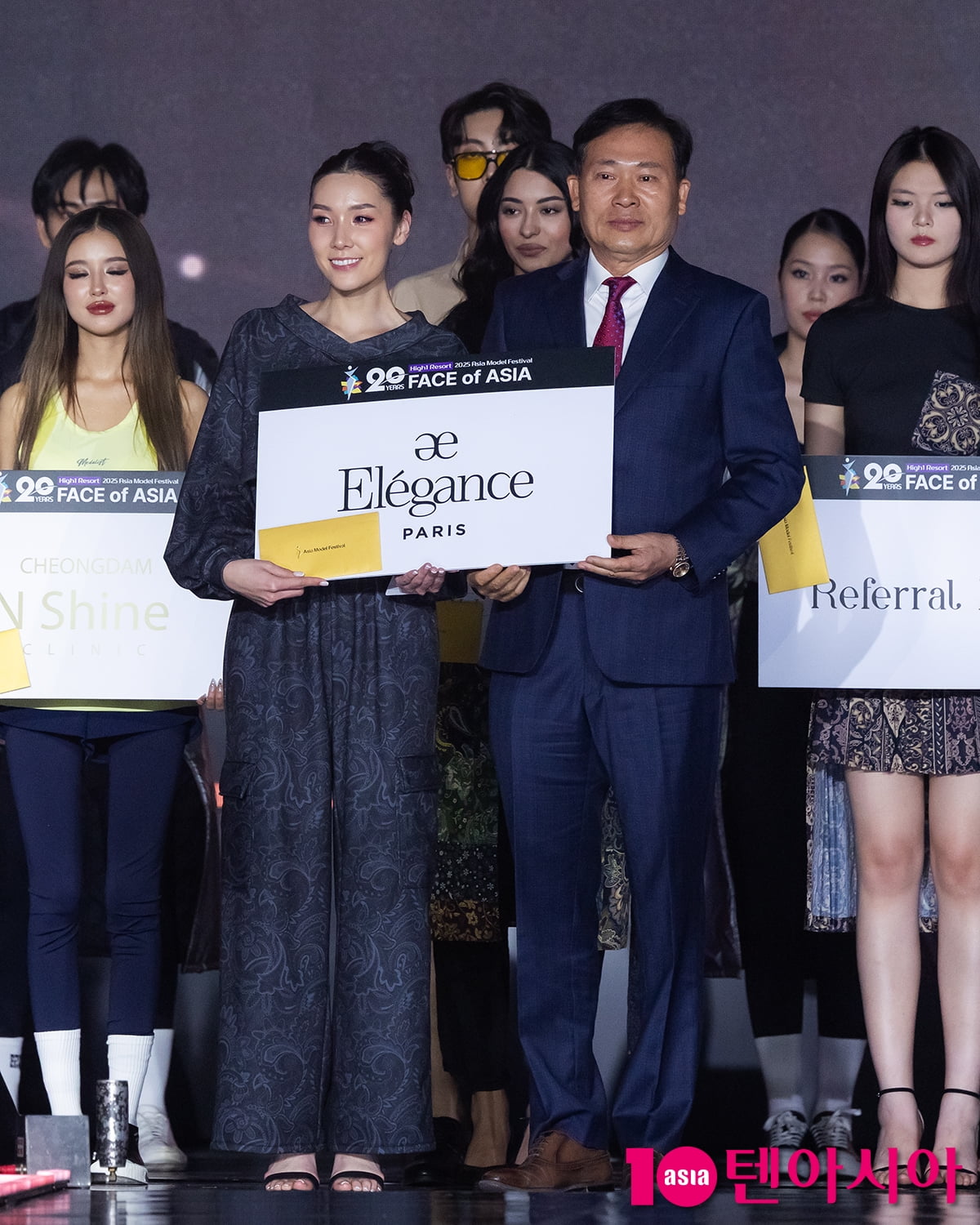 Lutsaikhan Enkhjin, '2025 하이원리조트 아시아모델페스티벌-페이스 오브 아시아 엘레강스파리상' 수상[TEN포토]