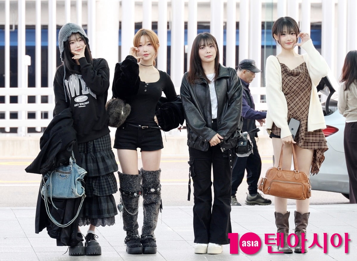 QWER, 첫 월드투어 향해 설렘 가득[TEN포토]