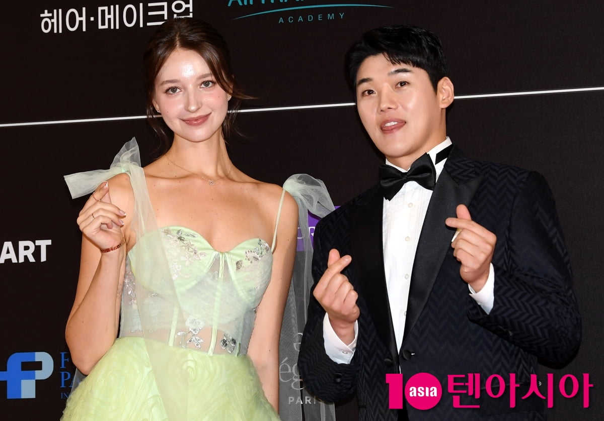 권혁수-안젤리나 다닐로바, 아시아모델어워즈 2MC[TEN포토+]