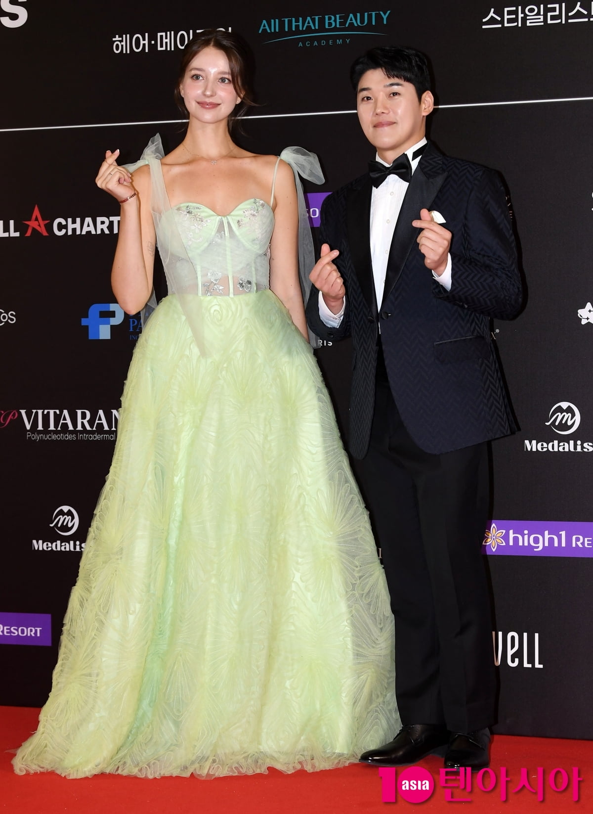 권혁수-안젤리나 다닐로바, 아시아모델어워즈 2MC[TEN포토+]