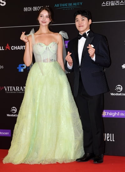 권혁수-안젤리나 다닐로바, 아시아모델어워즈 2MC[TEN포토+]