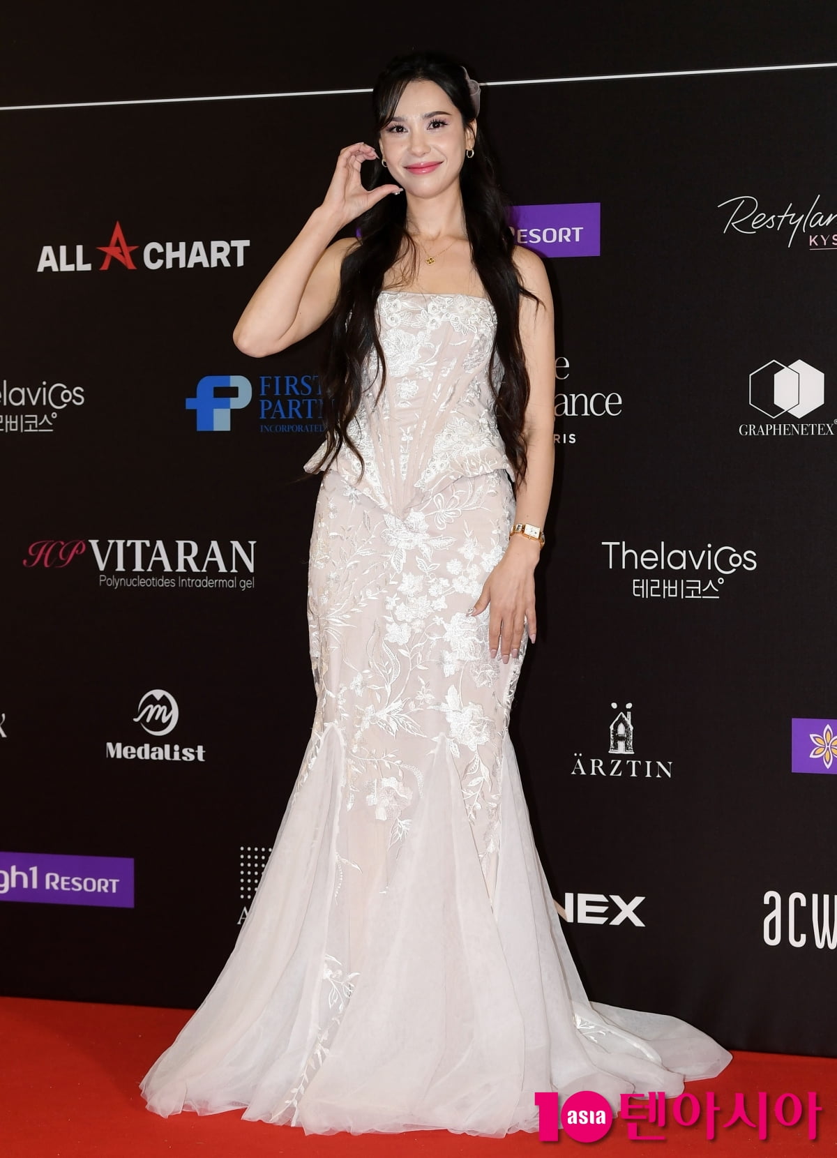 김미소, 우아한 화이트 드레스[TEN포토+]