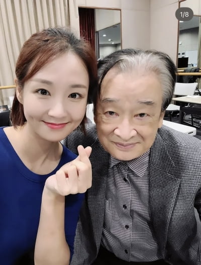 오정연, 4년 전 이순재와 연극 인연…“R.I.P 리어왕”