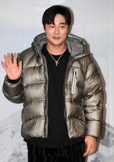 김하성, 태평양 어깨...어썸킴 하트 모른다[TEN포토+]