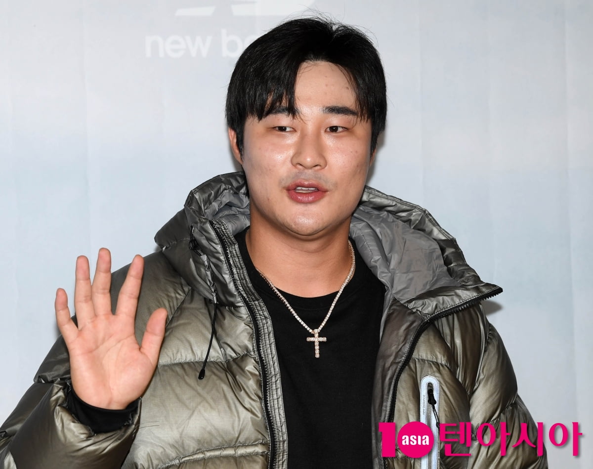 김하성, 태평양 어깨...어썸킴 하트 모른다[TEN포토+]