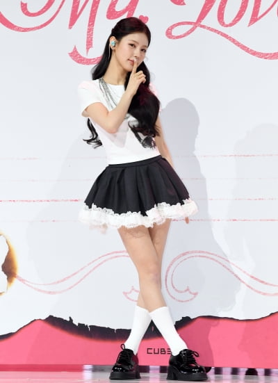 아이들 미연, 어떻게 봐도 예쁨 한가득 [TEN포토+]