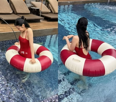 린, 11년 만에 파경 후 파격 수영복…의문의 남성 앞 깜찍 재간