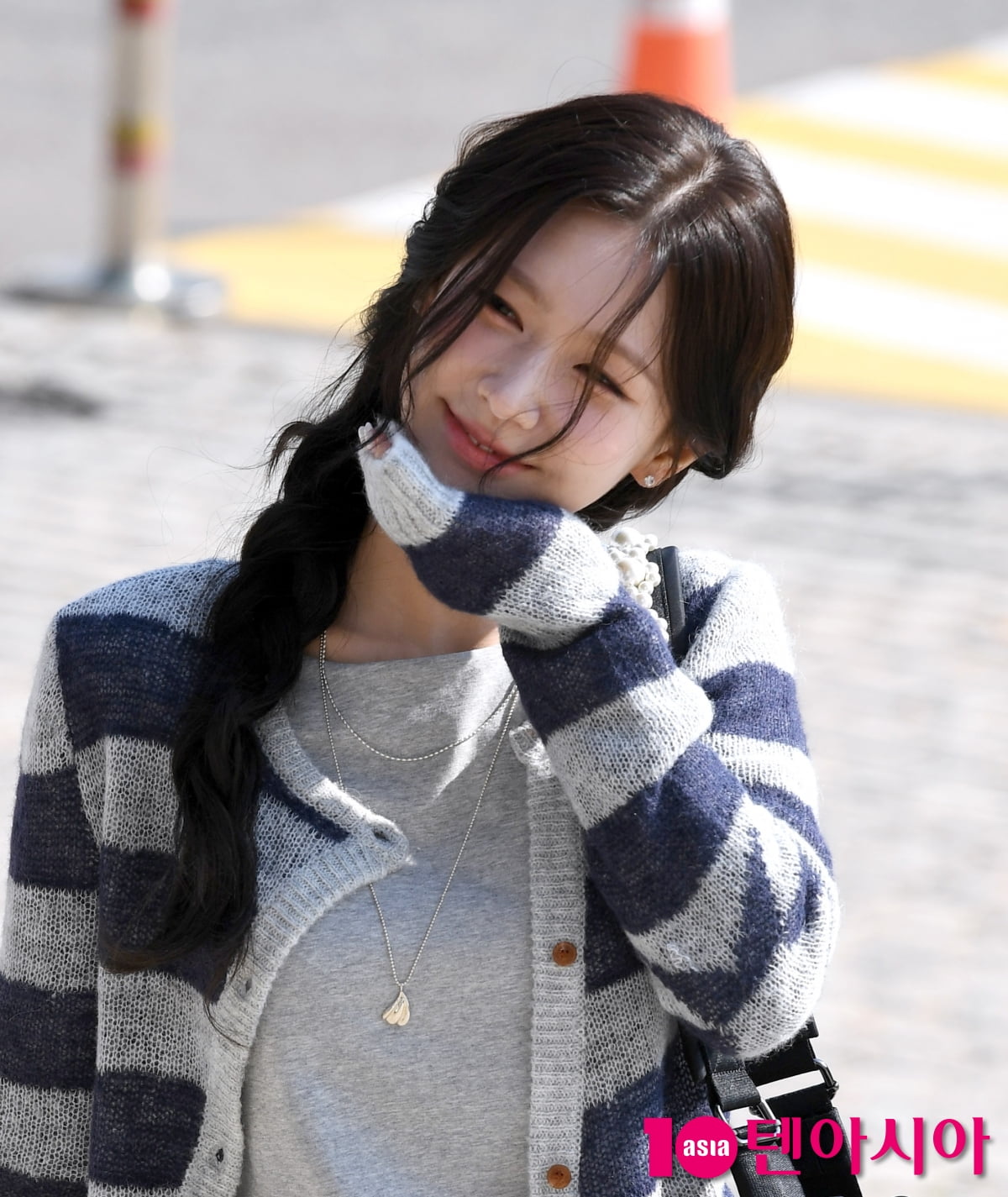 아이들 미연, 가을 햇살도 질투하는 미모[TEN포토+]