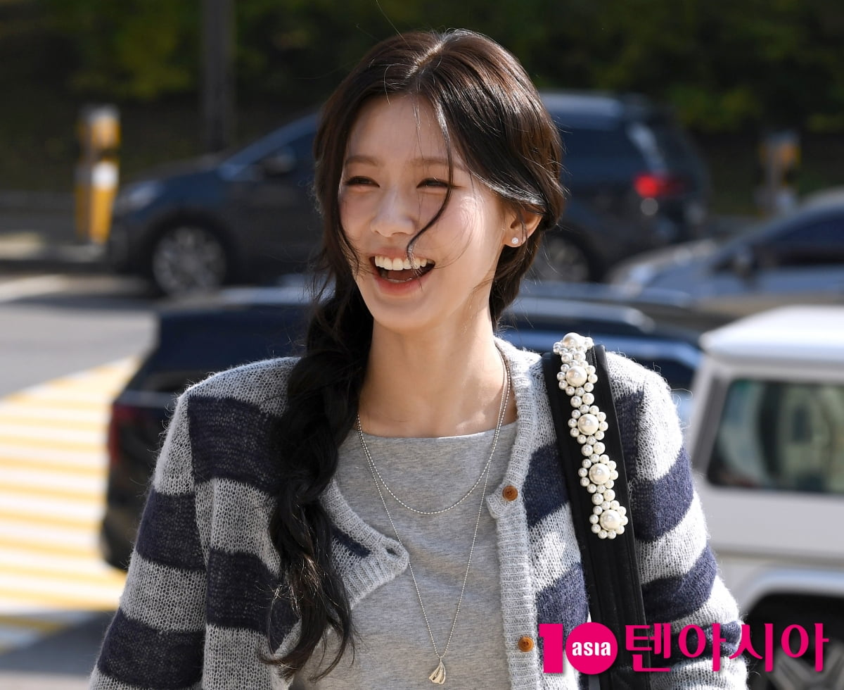 아이들 미연, 가을 햇살도 질투하는 미모[TEN포토+]