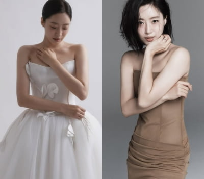 '8살 연상 영화감독♥' 함은정, 이때다 싶어 다 풀어버린 드레스 자태