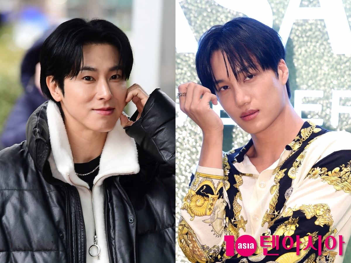 가수 유노윤호, 그룹 엑소 카이/사진=텐아시아 DB