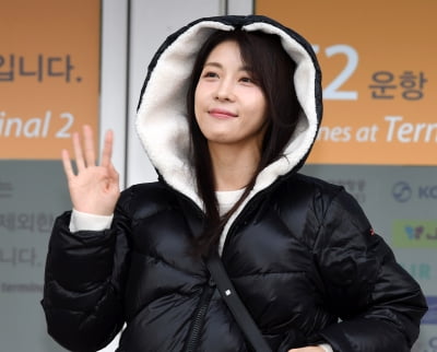 하지원, 싱그러움 넘치는 공항패션[TEN포토+]