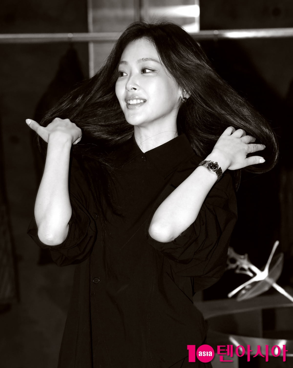 최희진, 흑백 카리스마...귀엽게[TEN포토+]