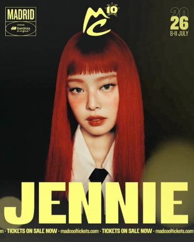 JENNIE to Headline 2026 MAD COOL FESTIVAL as the Only K-Pop Artist