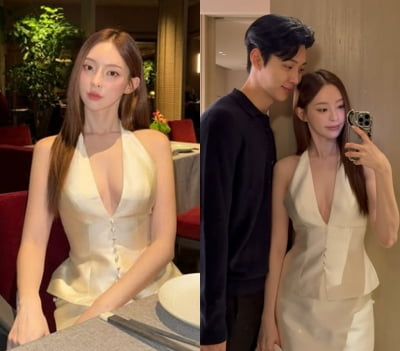 송세라, 결혼 발표 후 과감해진 옷차림…♥예비신랑 "여신님"