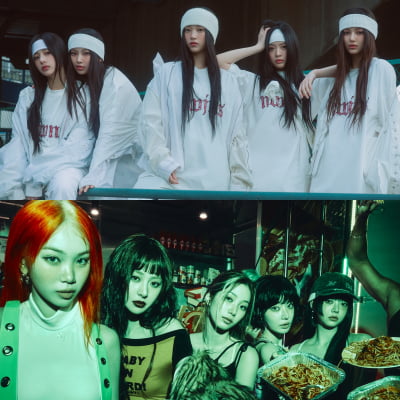 "팥쥐 뉴진스와 르세라핌 분리해"…팬덤, 하이브 앞 트럭시위