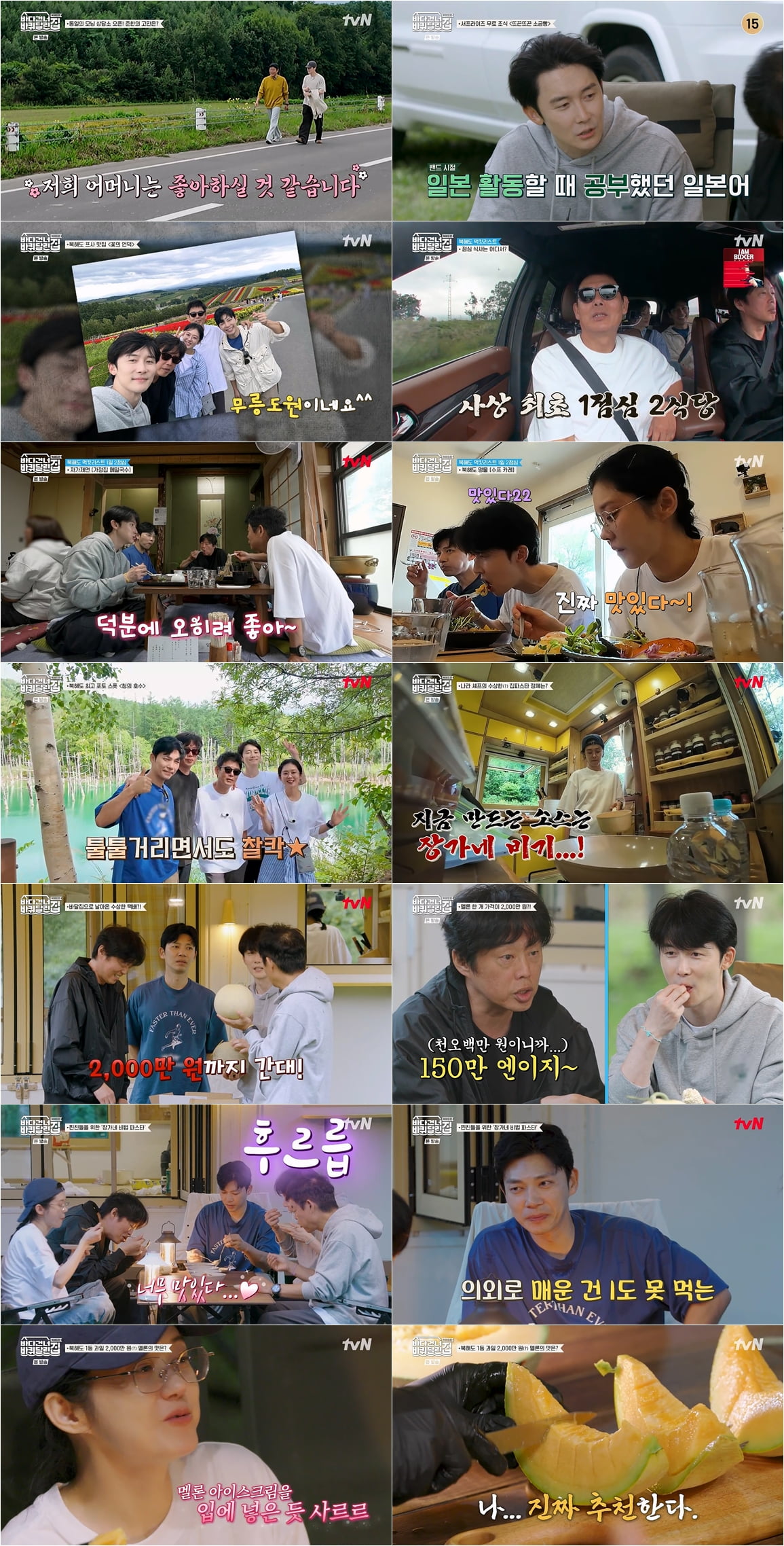 사진 = tvN '바다 건너 바퀴 달린 집 : 북해도 편'