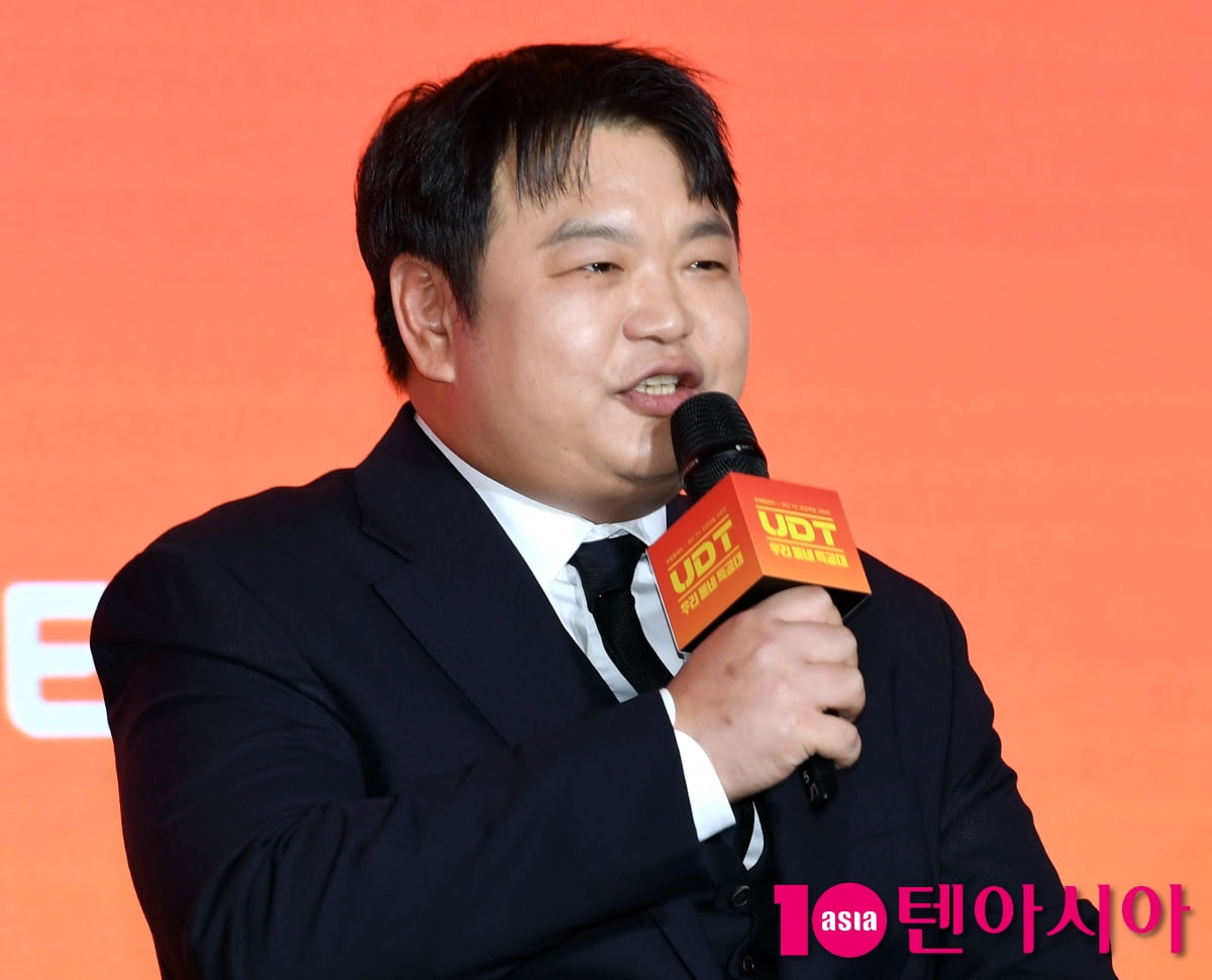 고규필, 윤계상+진선규 범죄도시 동료들과 열심히 했다[TEN포토+]