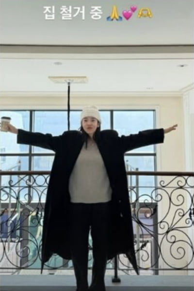 손담비, 월세 1000만원 신혼집 떠난다더니…"집 철거 중"