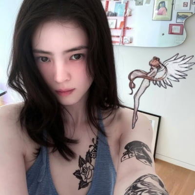 '52억 펜트하우스' 한소희, 정치색 논란 있더니 또 타투 했나…아찔한 비주얼에 '깜놀'