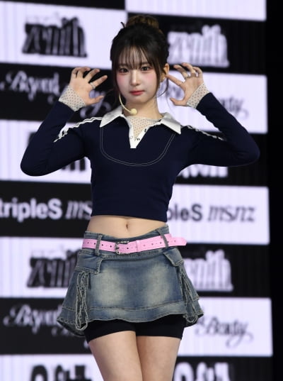 트리플에스 정하연, 한줌 허리[TEN포토+]