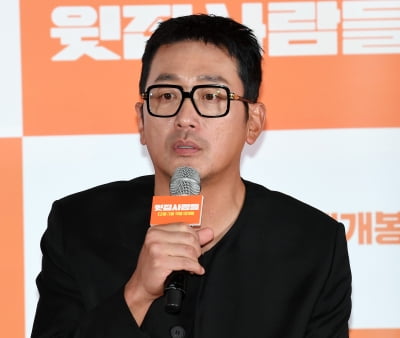 하정우, 코미디가 아닌 잘 풀어야 겠다[TEN포토]