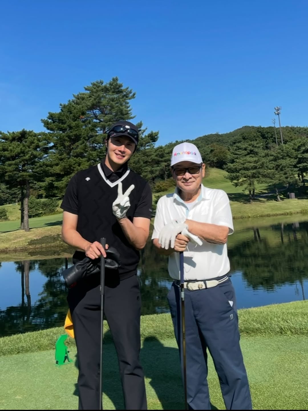 정일우 기억 속 건강했던 故 이순재, 함께 골프 치기도…"사랑합니다, 할아버지"