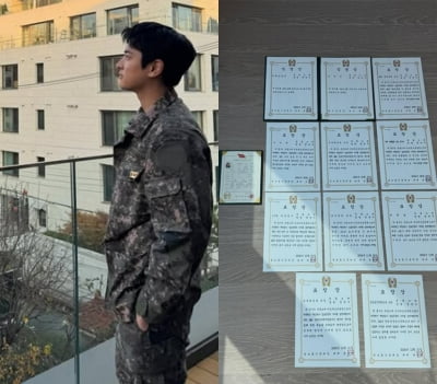 이민호로 변신했던 아이돌 멤버, '상장 12개' 휩쓸고 전역